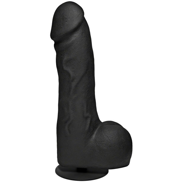 Черный фаллоимитатор-гигант с присоской-плагом The Really Big Dick - 30,5 см
