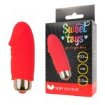 Красный вибромассажер Sweet Toys - 5,5 см
