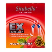 Стимулирующая насадка Sitabella Extender Клубника Стимулирующая насадка Sitabella Extender Клубника
