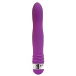 Фиолетовый эргономичный вибратор Sexy Friend - 17,5 см