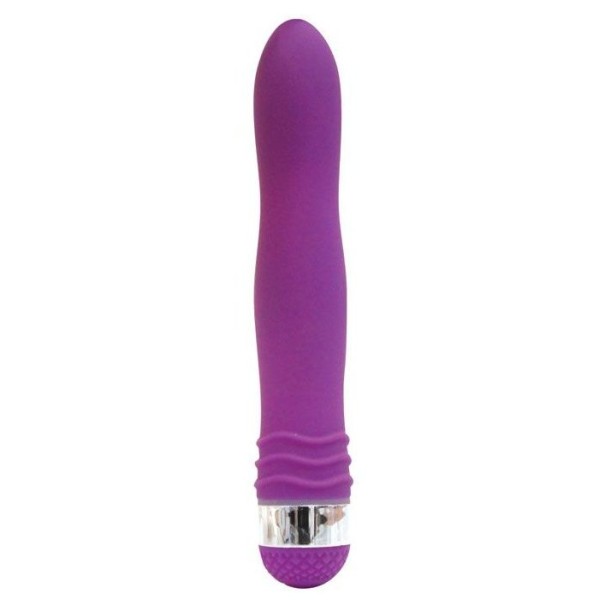 Фиолетовый эргономичный вибратор Sexy Friend - 17,5 см