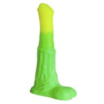 Зелёный фаллоимитатор  Пегас Large  - 26 см