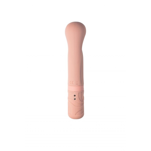 Бежевый мини-вибратор Rocky’s Fairy Mallet - 14,7 см