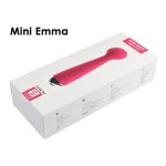 Розовый вибростимулятор Mini Emma с гнущейся головкой-шаром - 16,5 см