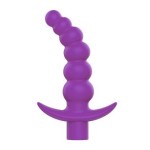 Фиолетовая вибрирующая анальная елочка Sweet Toys - 10,8 см