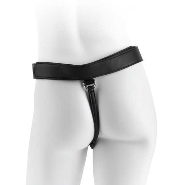 Кофейный страпон Strap-on Harness Cock - 15,2 см