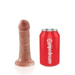 Кофейный страпон Strap-on Harness Cock - 15,2 см