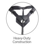 Кофейный страпон Strap-on Harness Cock - 15,2 см