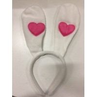 Ушки зайчика с сердечками Ушки зайчика с сердечками