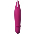 Розовый мини-вибратор Universe Teasing Ears - 12,5 см