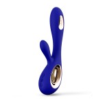 Синий вибратор-кролик Lelo Soraya Wave - 21,8 см