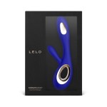 Синий вибратор-кролик Lelo Soraya Wave - 21,8 см
