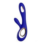Синий вибратор-кролик Lelo Soraya Wave - 21,8 см