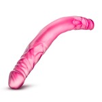 Розовый двусторонний фаллоимитатор 14 Double Dildo - 35,5 см