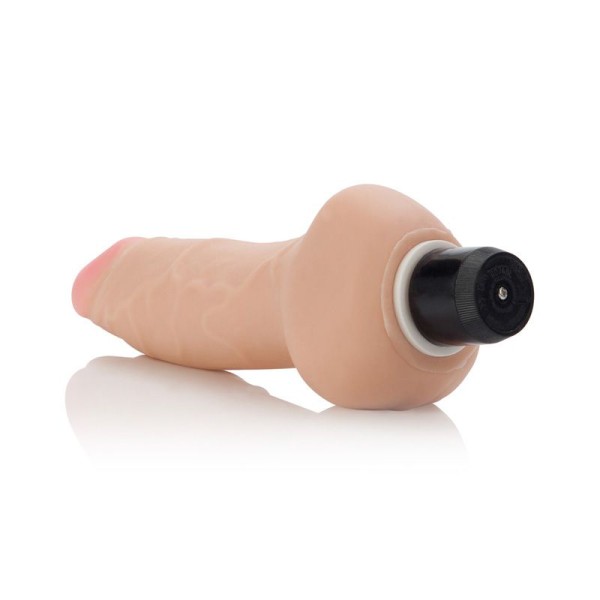 Реалистичный вибратор Futurotic Ballsy Vibrating Dong 45  - 16 см