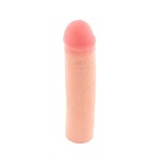 Фаллическая насадка телесного цвета XLover - 18 см