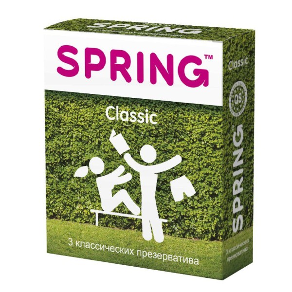 Классические презервативы SPRING CLASSIC - 3 шт