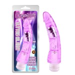 Фиолетовый вибратор Glitters MrRight - 23 см