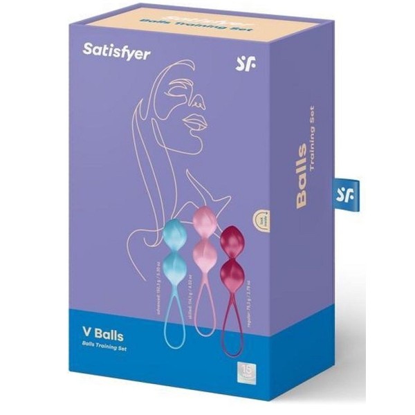 Набор из 3 двойных вагинальных шариков Satisfyer V Balls