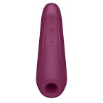 Бордовый вакуум-волновой стимулятор Satisfyer Curvy 1+