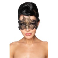 Золотистая карнавальная маска Талиман 