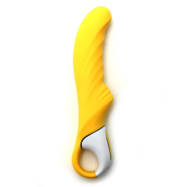 Жёлтый вибратор Satisfyer Yummy Sunshine - 22,5 см
