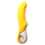 Жёлтый вибратор Satisfyer Yummy Sunshine - 22,5 см