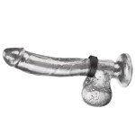 Кольцо на пенис из искусственной кожи на липучке VELCRO COCK RING - 5 см