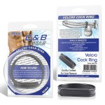 Кольцо на пенис из искусственной кожи на липучке VELCRO COCK RING - 5 см