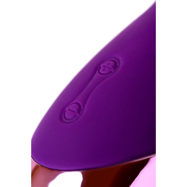 Фиолетовый стимулятор эрогенных зон Eromantica BUNNY - 12,5 см