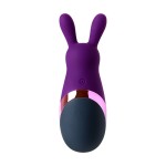Фиолетовый стимулятор эрогенных зон Eromantica BUNNY - 12,5 см
