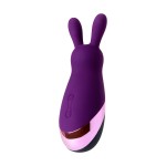 Фиолетовый стимулятор эрогенных зон Eromantica BUNNY - 12,5 см