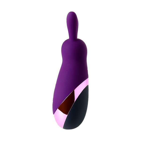 Фиолетовый стимулятор эрогенных зон Eromantica BUNNY - 12,5 см