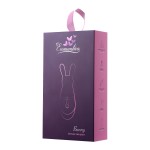 Фиолетовый стимулятор эрогенных зон Eromantica BUNNY - 12,5 см