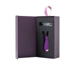 Фиолетовый стимулятор эрогенных зон Eromantica BUNNY - 12,5 см