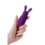 Фиолетовый стимулятор эрогенных зон Eromantica BUNNY - 12,5 см