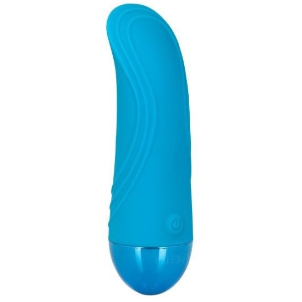 Голубой мини-вибратор Tremble Tickle - 12,75 см