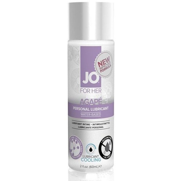 Женский охлаждающий лубрикант на водной основе JO AGAPE LUBRICANT COOLING - 60 мл