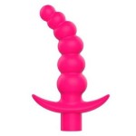 Розовая вибрирующая анальная елочка Sweet Toys - 10,8 см