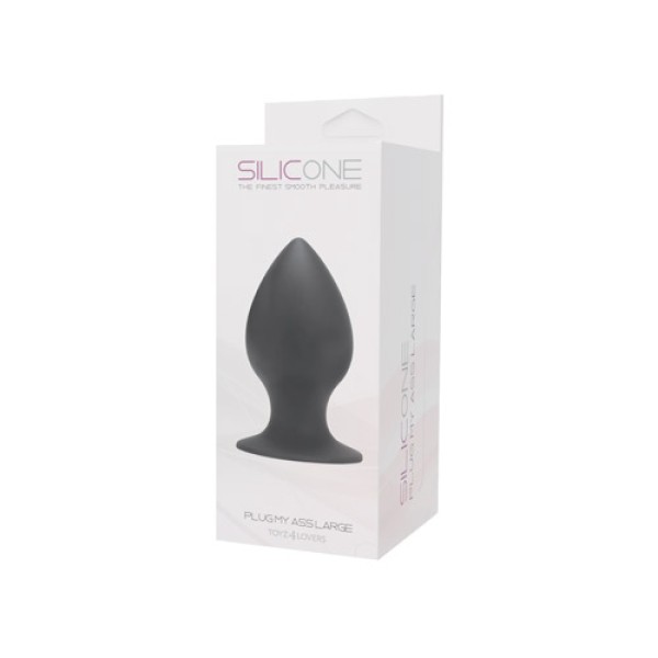 Большая анальная втулка PLUG MY ASS SILICONE LARGE - 11,6 см