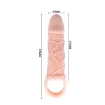 Телесная насадка на пенис с подхватом MEN EXTENTSION - 17 см
