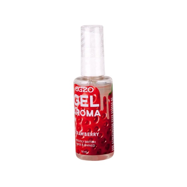 Интимный лубрикант Egzo Aroma с ароматом клубники - 50 мл