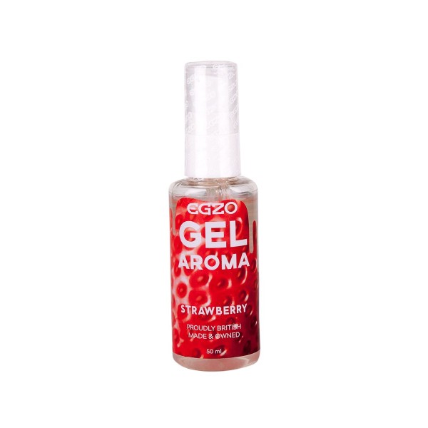 Интимный лубрикант Egzo Aroma с ароматом клубники - 50 мл