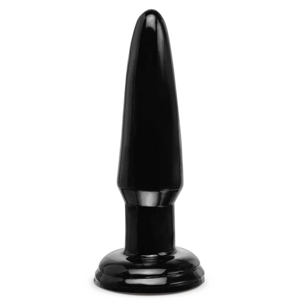 Черная малая анальная пробка Beginners Butt Plug - 10 см