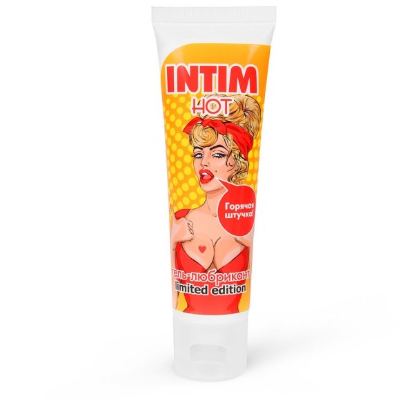 Возбуждающий гель-лубрикант INTIM HOT LIMITED EDITION - 50 гр