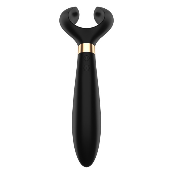 Чёрный вибромассажер для пар Satisfyer Endless Fun