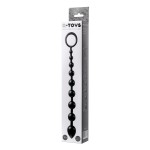 Черная анальная цепочка A-toys - 28,3 см