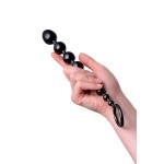 Черная анальная цепочка A-toys - 28,3 см