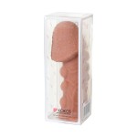 Насадка на фаллос с пузыриками, венками и ребристостью Extreme Sleeve 009 S-size - 12,7 см