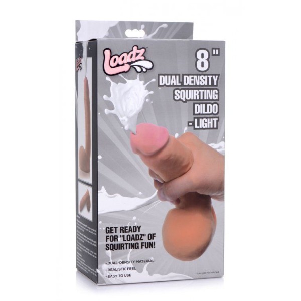 Телесный фаллоимитатор Squirting Dildo - 21,6 см